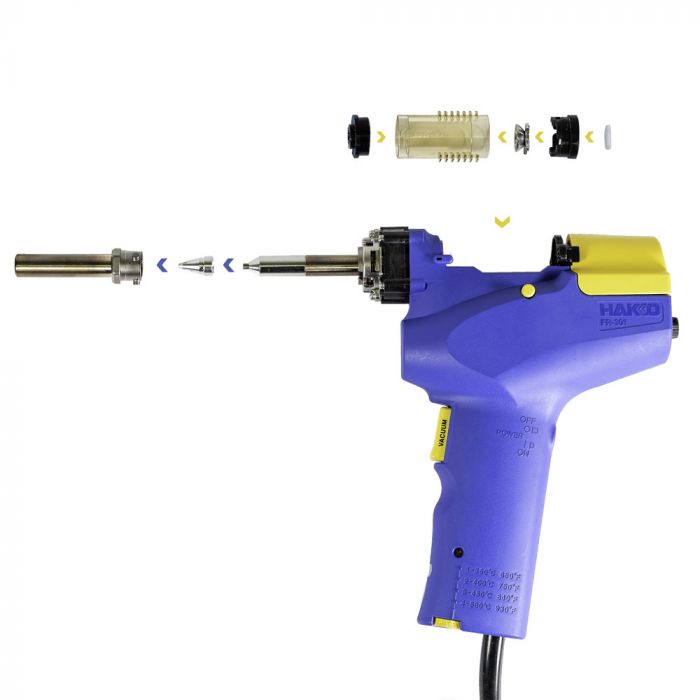 HakkoUSA's tweet photo. Making sure you have everything you need whenever you need to desolder. The Hakko FR-301 Portable Desoldering tool is the exact companion you need to fix the job.
#hakko #hakkousa #fr301 #desolder #soldering https://t.co/lFTFxnBLxI