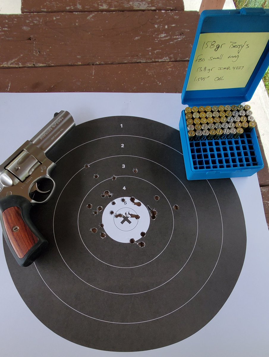 Dave_SFFI's tweet photo. Some love for the revolver today. Some homemade 38 Special & 357 Magnum at 25 yards standing. Had trigger work done by an amazing machinist/gunsmith. What a difference.
#aimforsafety #firearmsafety #shootingisfun #pistolskills #accuracymatters #pewpew https://t.co/TqNW26ToXp