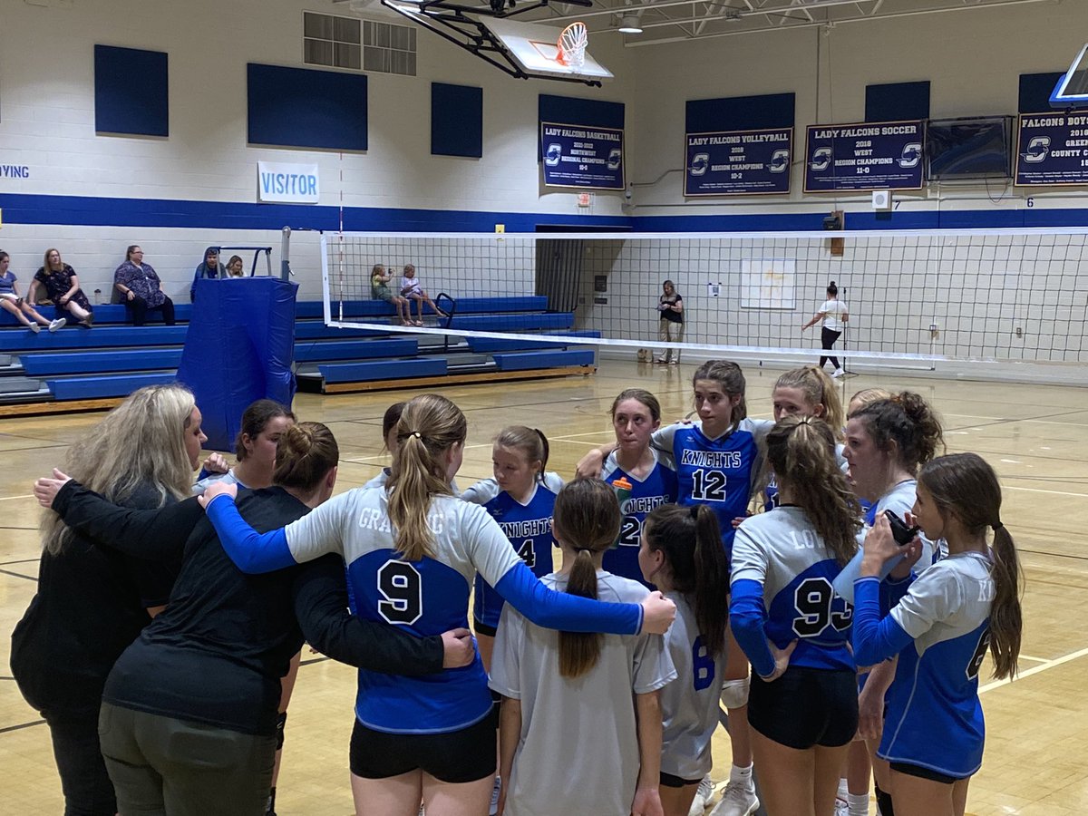 NMSKnights's tweet photo. Great match tonight from our Lady Knights volleyball team against Sevier Middle. Our ladies won the match 3-1. #KnightLife https://t.co/8p63lXxkGF