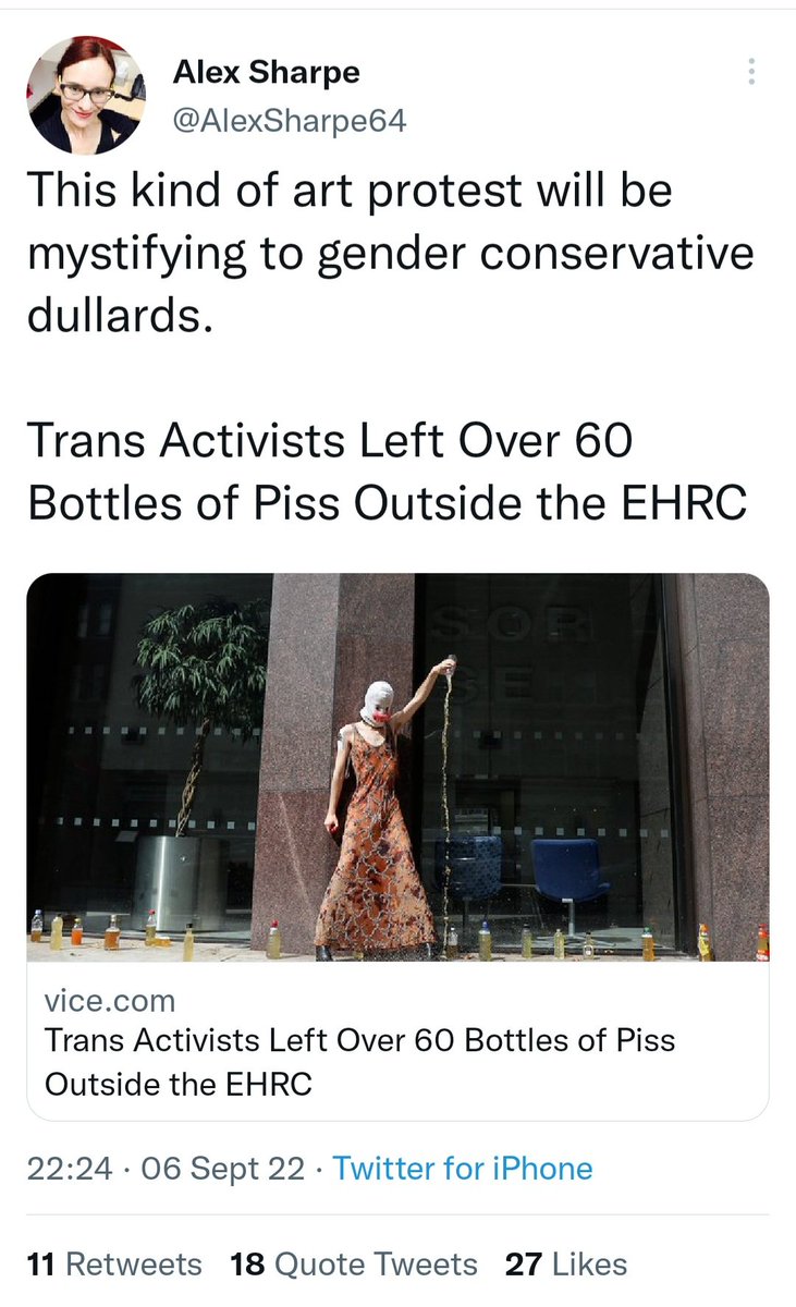 FraserDAnderson's tweet photo. Pride...
Let me say that again...
Pride...
Pride...
Pride...
Pride! 🤪😂🫣🤪
#TypicalMen
#Misogynist
#rightsideofpisstory
#TransWomenAreMen
#PRIDE
#WomenWontWeesht https://t.co/tzFfErYmZY