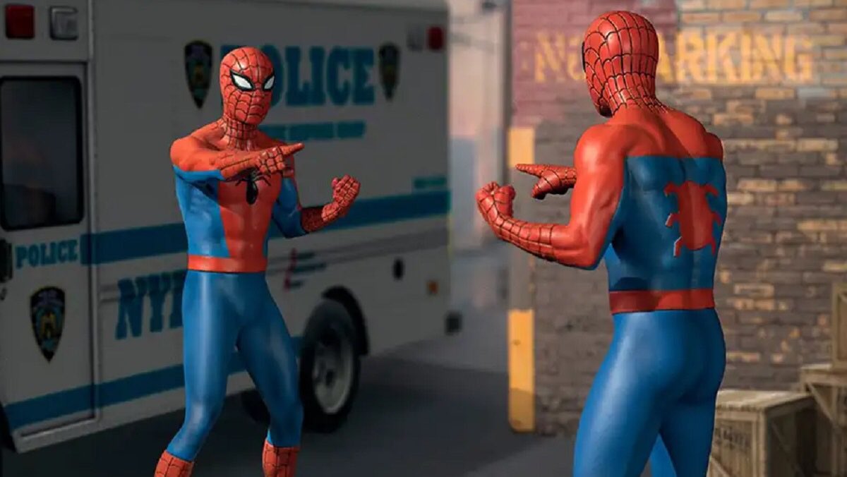 omorales81's tweet photo. I needz this…but they only sell them one at a time, at $160 a pop. 😕 #SpiderMan #SpiderMeme #Toys #Collecting #MakeMineMarvel #SpiderClone #Clone 🕷 🕸 https://t.co/ZIJg4Xsv3b