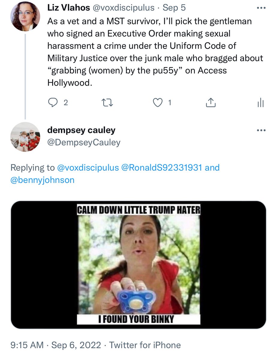 voxdiscipulus's tweet photo. @LadyJayPersists Fellow MST survivor; I feel you.

Don’t be this jagoff, either: https://t.co/joM0jJSYFj