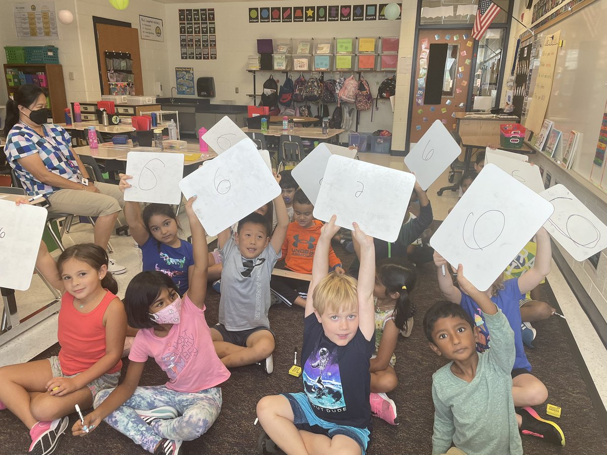 Participating in math number talks!