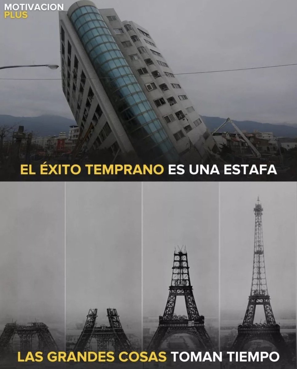 RicardoBSalinas's tweet photo. Los grandes éxitos toman tiempo… paciencia, si no es en tu generación, deja las bases para que sea en la siguiente. https://t.co/Ic1khWbZsu