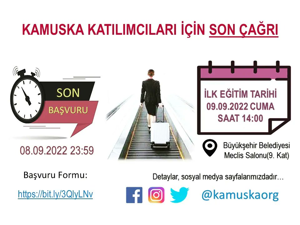 kamuskaorg's tweet photo. Başvuru formu:https://t.co/sQHPP6ebVx
#kamuskaprojesi
#yönetimdekadın
#temsiliyettekadın
#ackhd
#adanabld
#nditürkiye
#yapdernegi
#yaparttırpaylaş https://t.co/pIgvLuhSWH