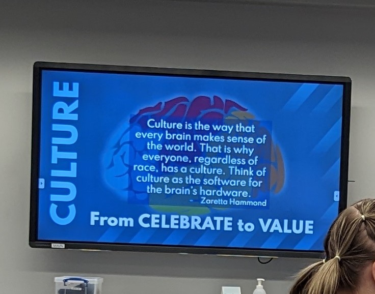 serna_rosalinda's tweet photo. Brushing up on respectful communities and bias free educational modalities with my fellow ICs @HumbleISD. Proud to say #LeadHouston @UHouston adequately prepared me for these uncomfortable but necessary conversations. @HumbleISD_PL @HumbleISD_HHS https://t.co/PG4453OjqS