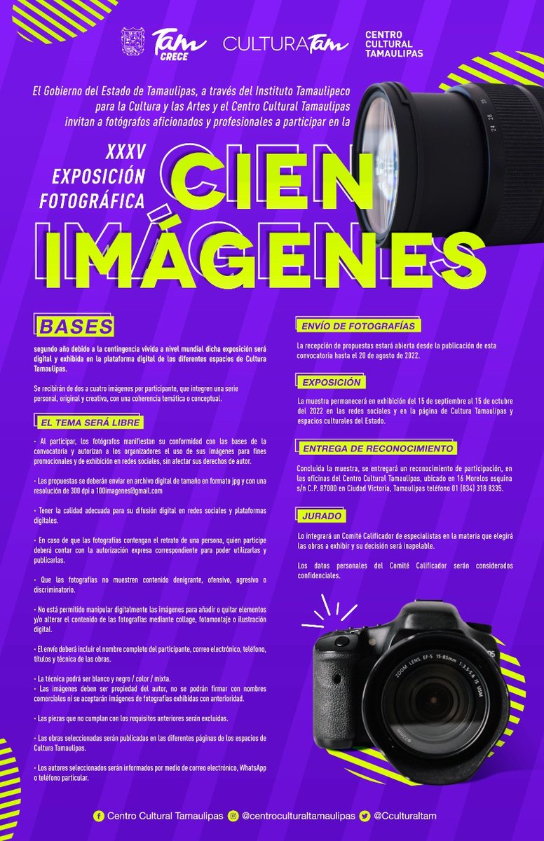 Zulian3's tweet photo. Yeiiiii!!!! 👏🏻👏🏻👍🏻👏🏻🙏🏻✌🏻🙋🏻♀️
Feliz y lo que le sigue!! 🤩🥰😁😊
Seleccionada para la exposición de #100imagenesXXXV
#CulturaTam
#TamCrece https://t.co/lXOsUE2qTN
