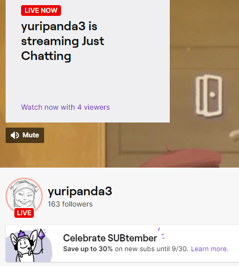 yuripanda333's tweet photo. Don't forget you can sub for free with prime! Save with SUBtember! Thank you for 163 new friends! #tiktok #twitch #justchatting #killmondaygaming #littlemisfortune #yuripanda3 #friends #subtember #SUBtember #giftasub #amazon #prime #gaming #free #yuripanda333 https://t.co/w4JrcT6p31