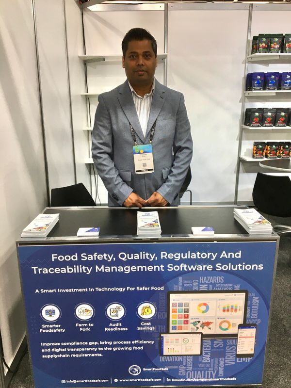 canadadownunder's tweet photo. Canada is showcasing its food tech innovations at  @finefoodau. @SmartFoodSafe makes food safety smarter &amp; affordable by blending safety, functional expertise with smart technologies like blockchain, IoT, cloud computing, machine learning &amp; artificial intelligence @TCS_SBC @CFEA https://t.co/SPTTwi8ZTx