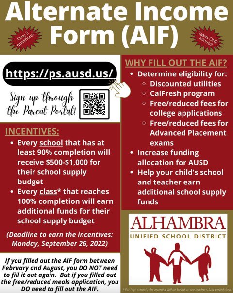 Alhambra Unified School District tweet media
