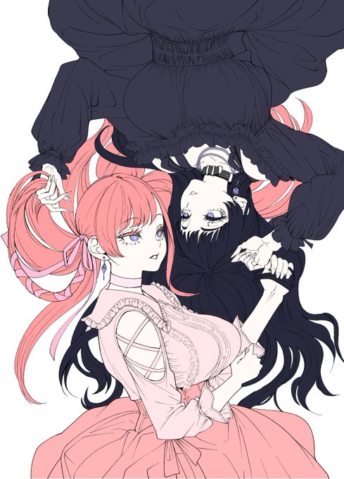 ピンクと黒の少女とくるとよくわかんない小動物でも入れたくなるだって? わけがわからないよ。 