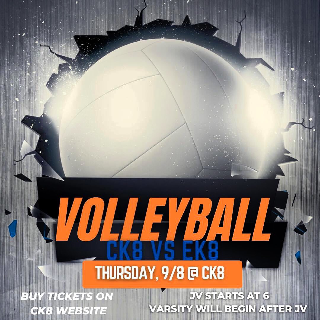 First game of the season and rematch of the Conference Championship game! Let’s go! #vball #TEAM 💙🧡🐊