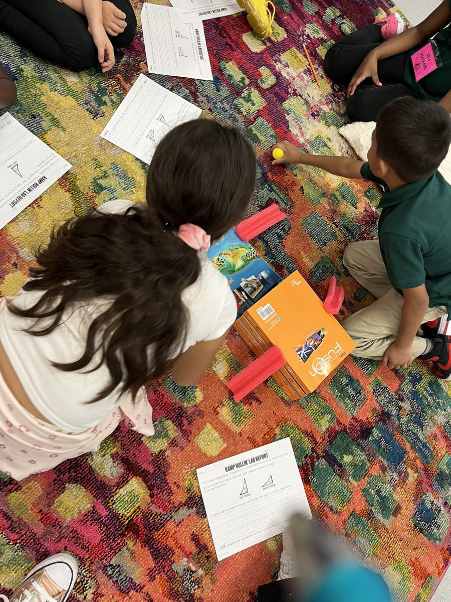 MsGloverK5's tweet image. I wouldn’t be Ms Glover if I didn’t have Ramp Investigation part two!! 🔎Which ball will roll faster, the one on the taller ramp or shorter ramp? @HISD_ElemSci #iScience #STEM @PaigeEagles We are #TurningThePaige ✏️📚