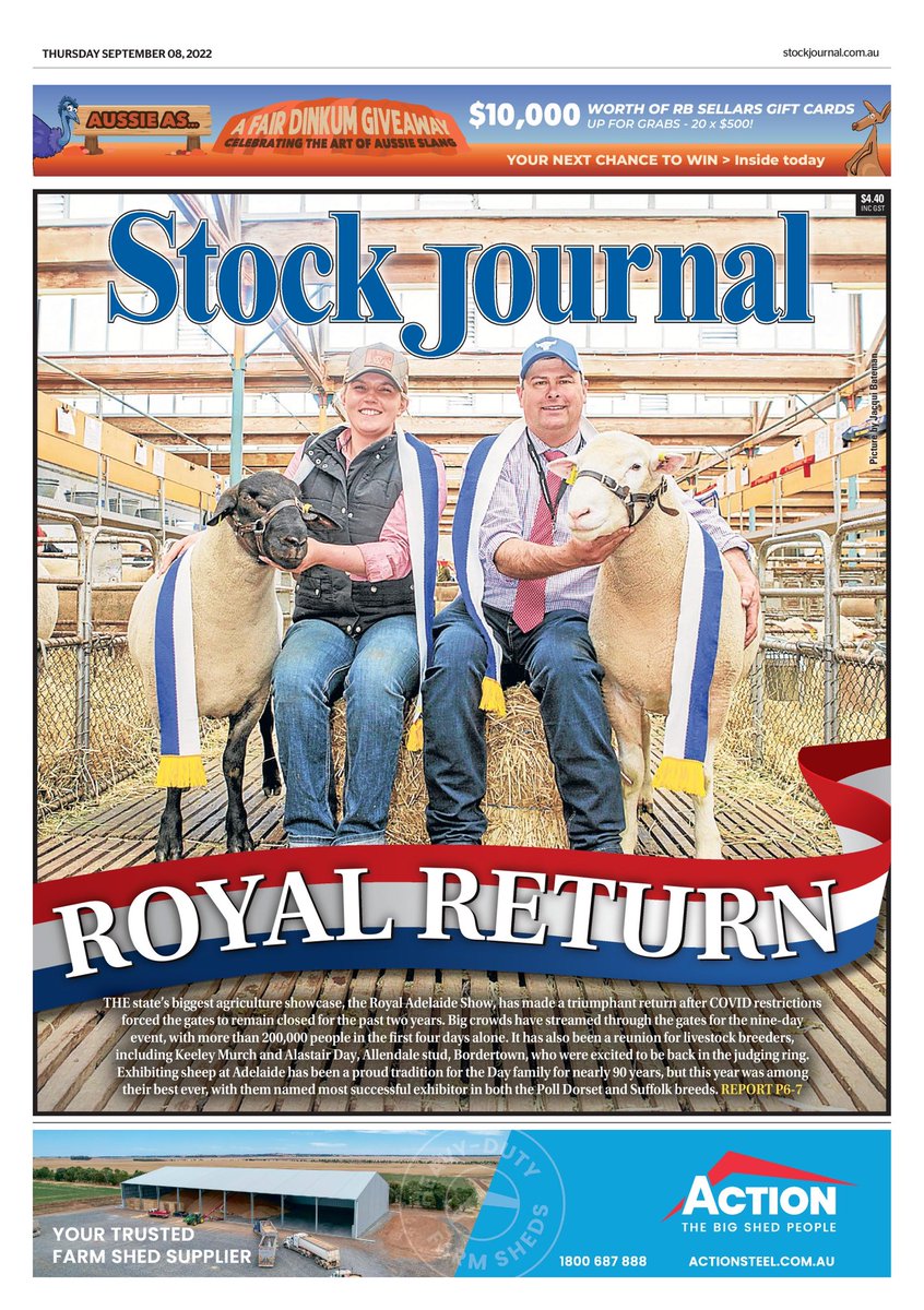 stockjournal's tweet photo. This week’s front page! #adelshow https://t.co/zejo1mxc8n