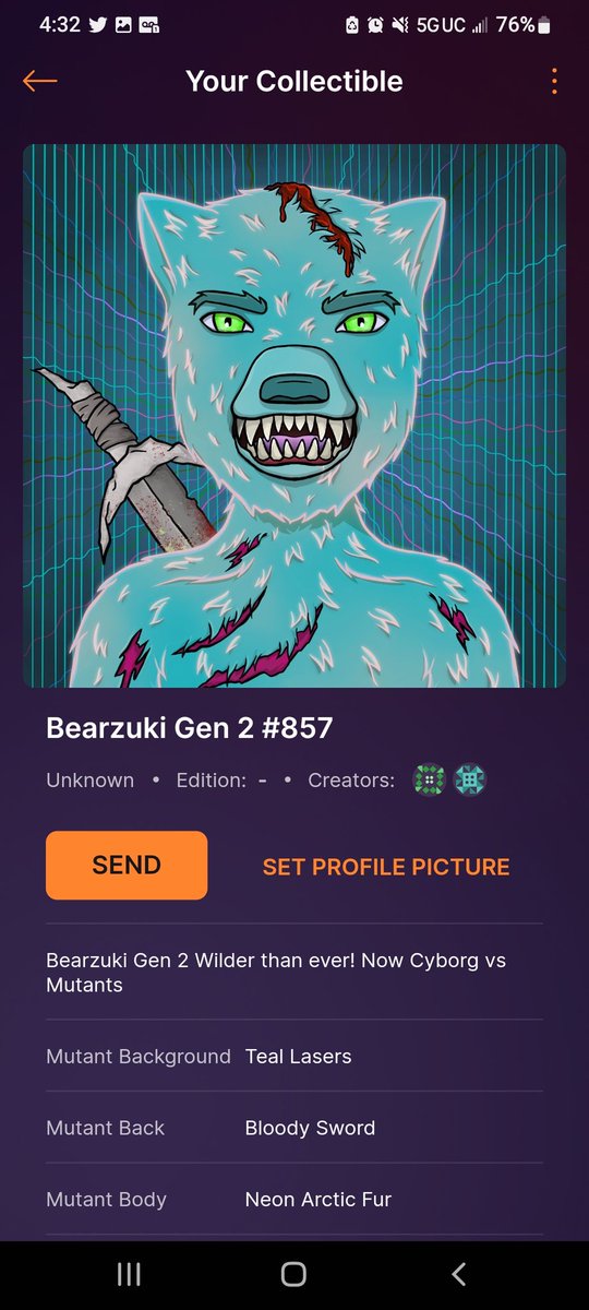 AyeZig's tweet photo. Who else minted thier @BearzukiNFT I know I did #bearzukirevolution https://t.co/HZUIGnsopz