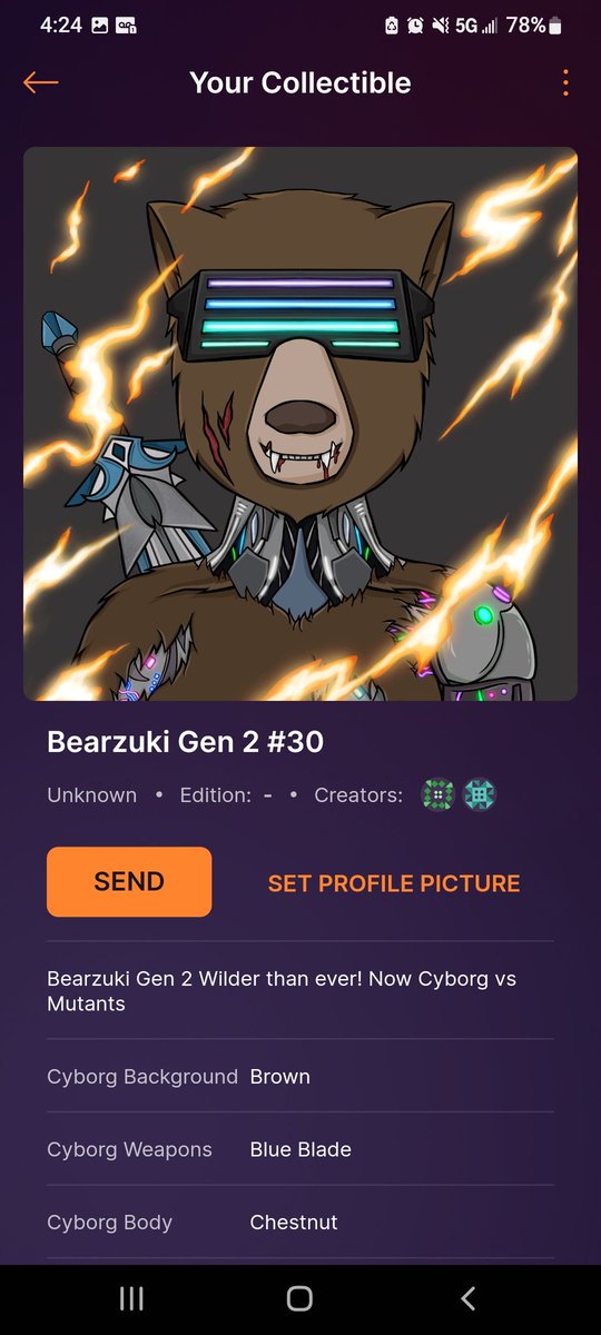 AyeZig's tweet photo. Who else minted thier @BearzukiNFT I know I did #bearzukirevolution https://t.co/HZUIGnsopz