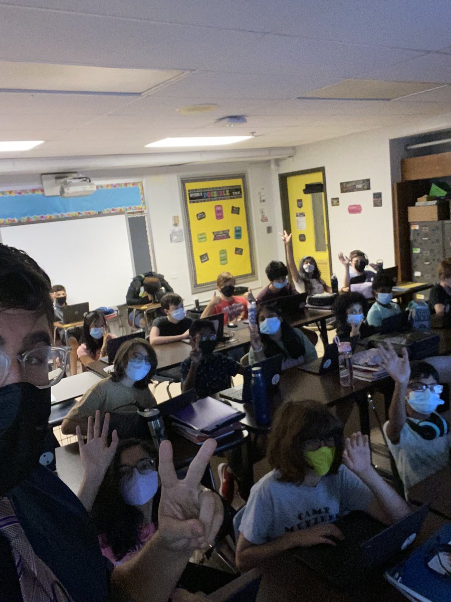 CalebWestAP's tweet photo. I had the privilege of teaching ELA today with some amazing 7th grade innovators. They had a great discussion over the merit of analyzing fiction. Humanities build empathy in our students. Breaking down stories help us understand ourselves. @JCPSKY @MeyzeekMiddle #WeAreJCPS https://t.co/zv7PNBgoJf