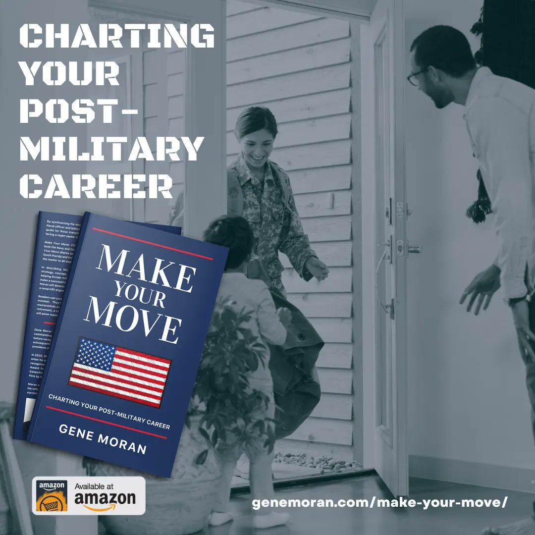 GeneMoranCI's tweet image. Success is dependent on how your personal systems and strategies are organized. We learn in service that process can help eliminate surprises or repeat failures. Learning to translate this skillset to life after the #military can give former service members an advantage. #veteran