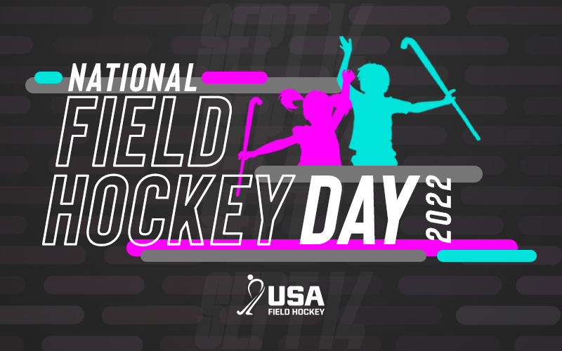 USAFieldHockey's tweet photo. In one week, USA Field Hockey will be celebrating the tenth annual National Field Hockey Day on Wednesday, September 14, 2022. 🏑

https://t.co/7kRWWExnCb

#NFHDay2022 https://t.co/kfMxtiYcBs