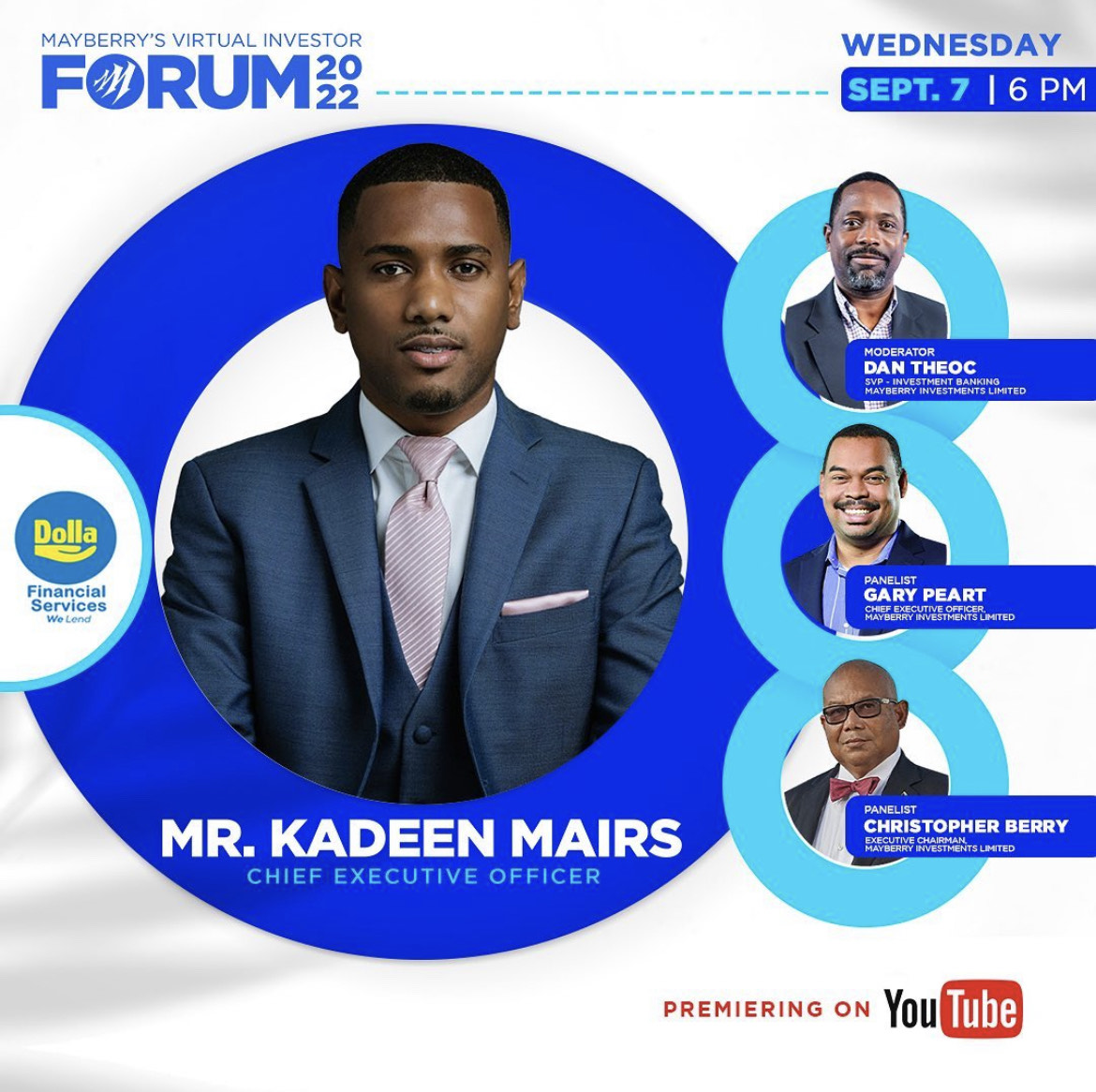 DequityGroup's tweet photo. Tune in to Mayberry's virtual investor forum featuring Director Kadeen Mairs  @dolla_financial https://t.co/yMvfNF26nF