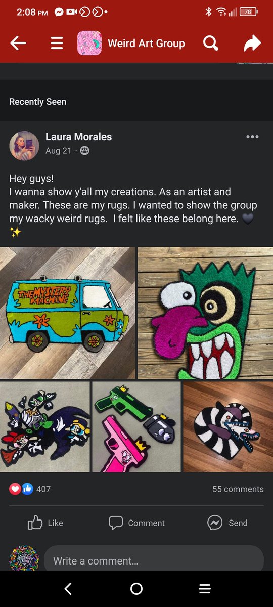 Deezwickdcharms's tweet photo. @metalheadmami 
You really fucked up. Now so many people are pissed and after you. 
Don't steal pictures of hardworking people's art and try to scam people. This is NOT YOUR WORK. https://t.co/yO9Gy06VJv