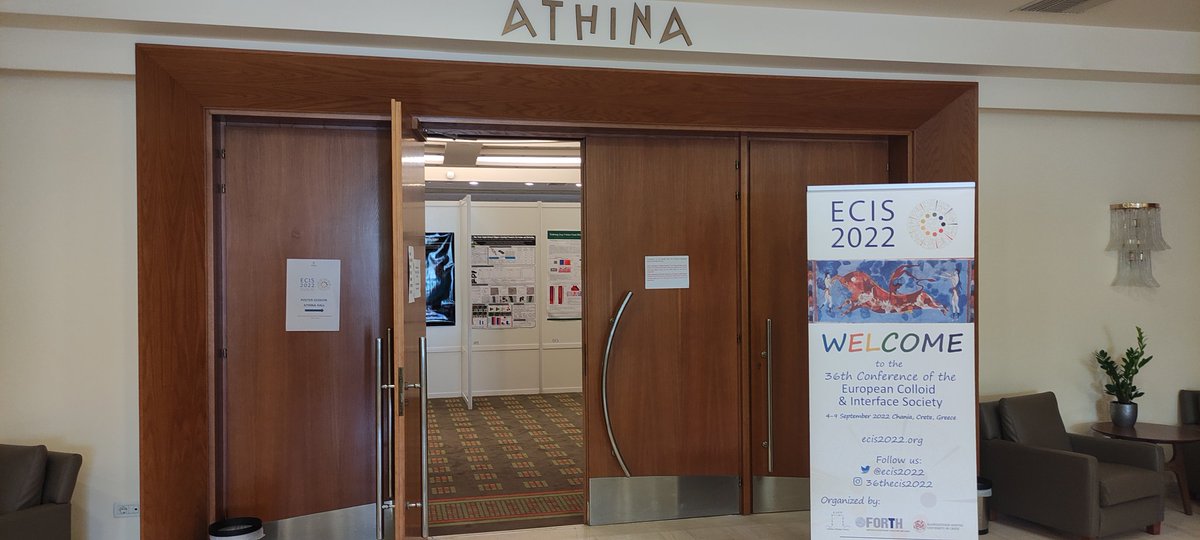 Day 4 of #ECIS2022 conference - poster session 
#Colloids #polymers #nanomaterials #Physics  #Chemistry  #Biology
#Engineering #materialsscience