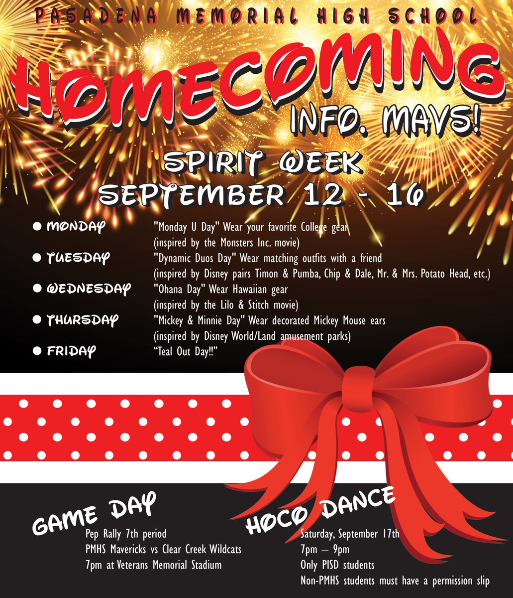 Pasadena Memorial HS tweet media