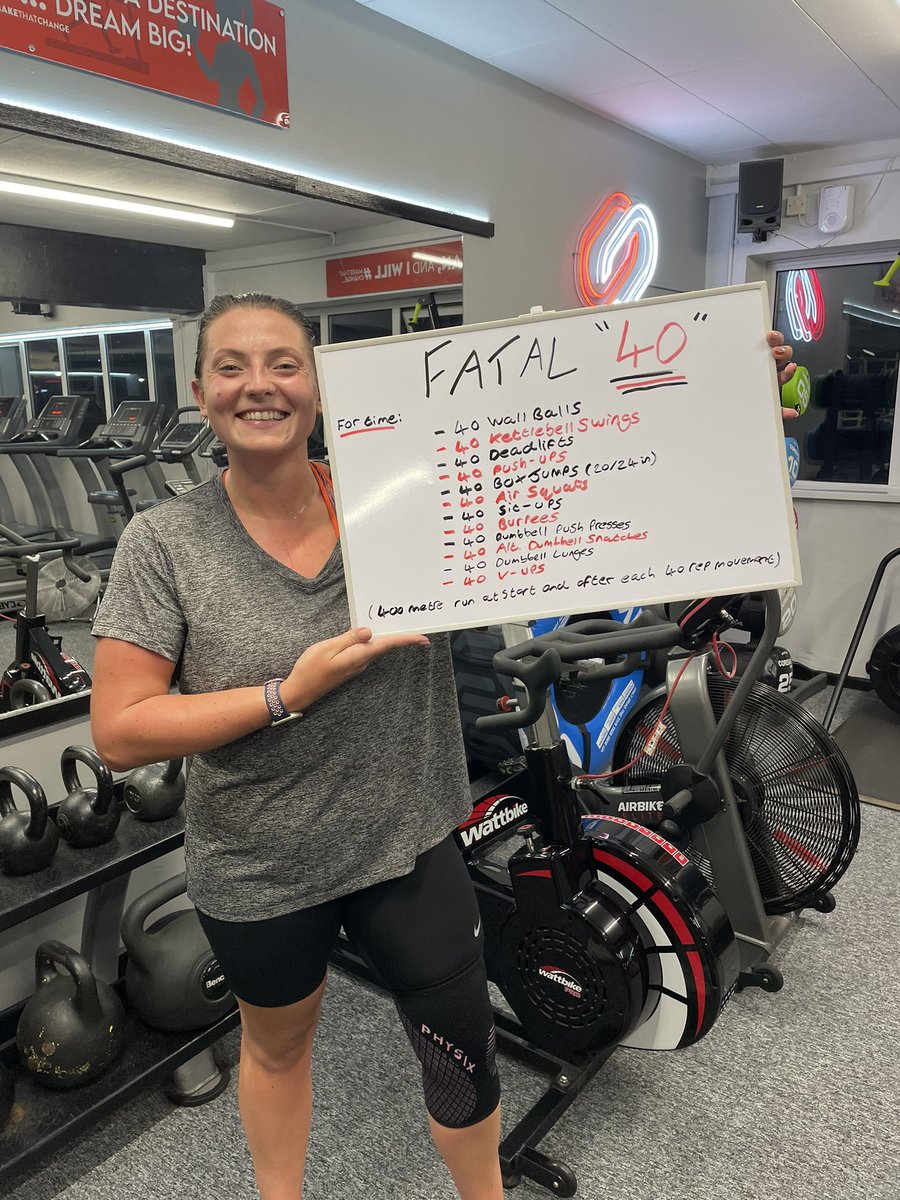 lync_active's tweet image. Fatal 40 completed ✅🔥
Great work Loz 👏🏼👏🏼👏🏼
#TeamLync