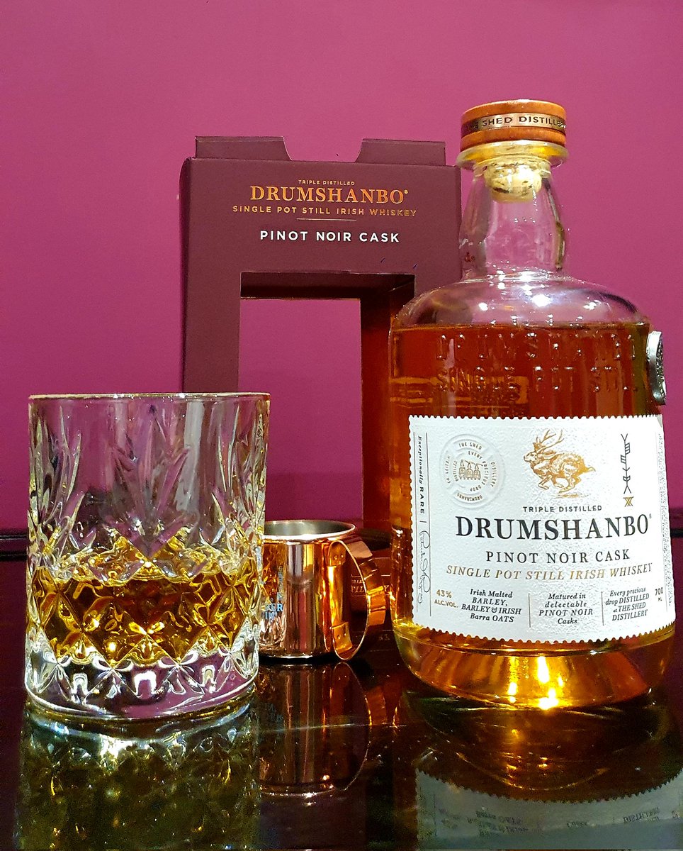 Spike_irl's tweet photo. Broke the seal on my first bottle of Drumshanbo Whiskey. I'm really liking it, the aroma and 1st taste. This may move up the ranks to one of my go to Whiskeys. Thanks @SHEDDISTILLERY for a great Single Pot whiskey #irishwhiskey #singlepot https://t.co/7riegOvmW3