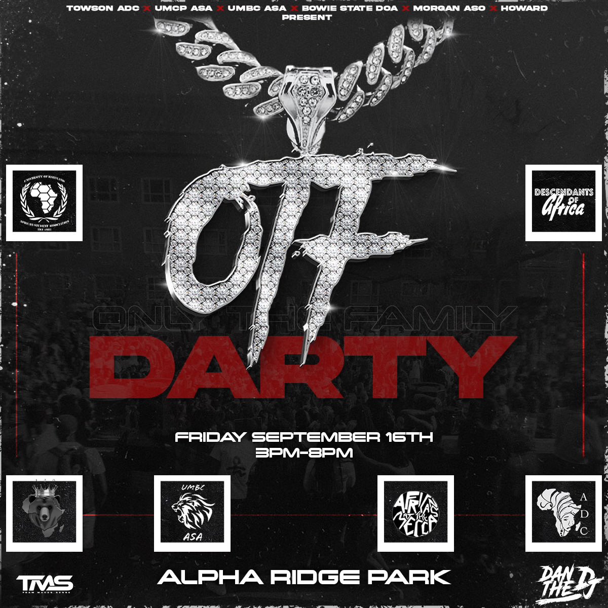 MorganStateASO's tweet image. Only The Family [OTF] 🔥🤝

Calling all African students from Georgia Ave to Hilltop Circle, York Road to Cold Spring lane, Baltimore Ave to Jericho Park! 

85 Degrees; Equal Distance from all schools 

GREATEST COLLABORATION IN 
THE Last 5 years