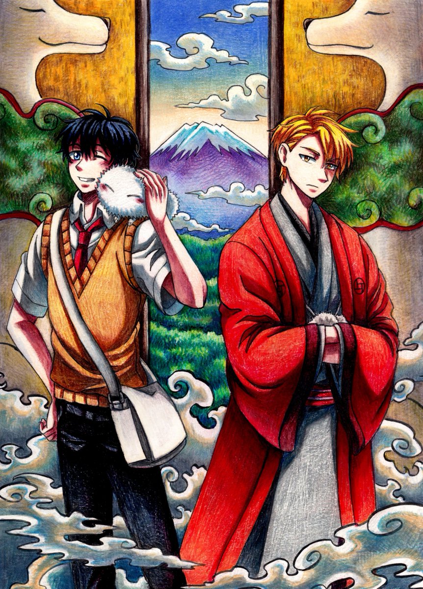Gsem54834293's tweet photo. #不機嫌なモノノケ庵
#fukigennamononokean 
#abeashi #abeshiya
I'm sad at the end of the manga https://t.co/es4fHKeKwM