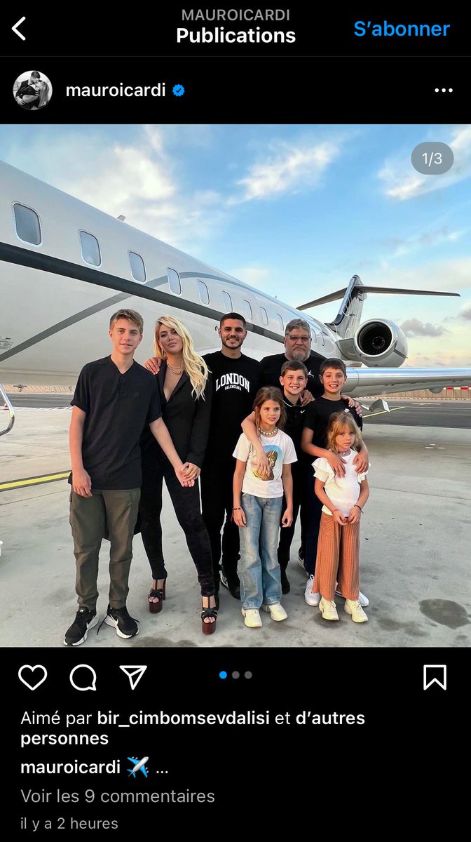 PaulLarrouturou's tweet photo. Et c’est le moment que choisit Mauro Icardi, l’avant-centre argentin du #PSG (en partance probable pour le Galatasaray), suivi par 8 millions de personnes, pour poster sur Instagram des photos de lui en train de prendre un #jetprive. #CharAvoile #sobriété https://t.co/4ZyDzrCvr1