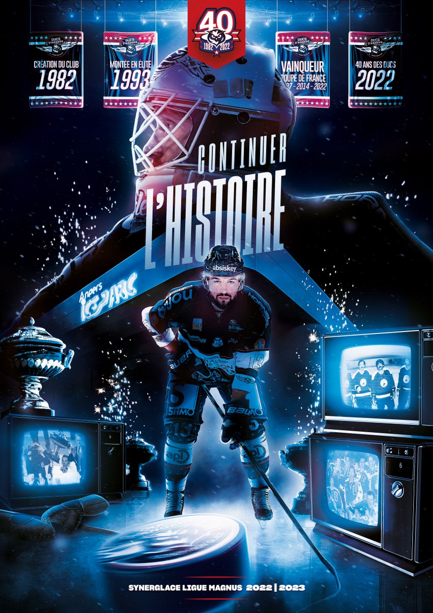DucsdAngers's tweet image. 📍 En cette année anniversaire qui s'annonce plein de défis, un clin d'œil au passé nous semblait obligatoire pour se rappeler ce qui compte le plus : #ContinuerLHistoire

🎨 @YelloDesign

#GoDucsGo | #SLMHockey | #SportAngers | #LaDalleAngevine | #ContinuerLHistoire