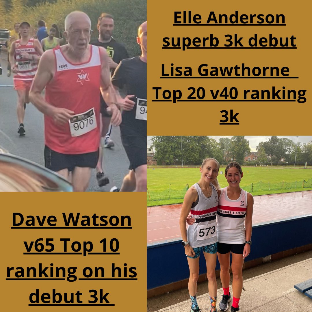 TRS coaching athletes <a href="/oneman_1/">dave watson</a> Top 10 ranked in Britain on his debut.
<a href="/Gonein60minutes/">🌱Lisa Gawthorne🌱</a> Top 20 ranked in Britain and Elle Anderson superb debut all hitting the heights over 3000m track. #ukrunchat #runners #trackandfield