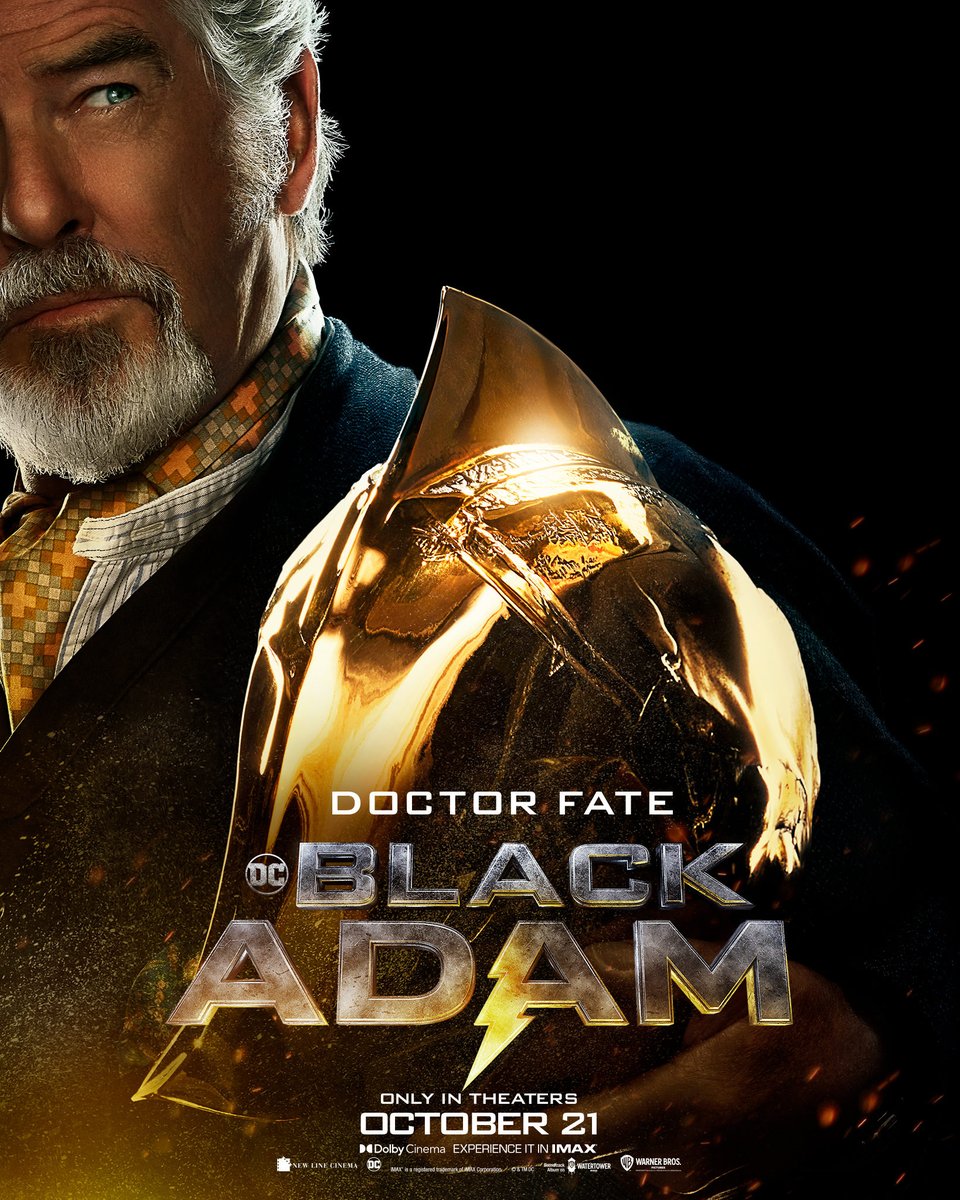 IMDb's tweet photo. Power born from rage. ⚡️ Introducing the stars of DC Comics' #BlackAdam, coming to theaters October 21. https://t.co/LRdhiQ2TiB https://t.co/zYUjKnHtUl