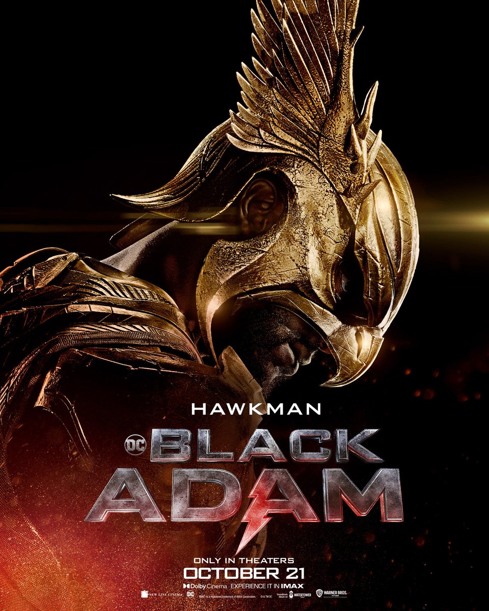 IMDb's tweet photo. Power born from rage. ⚡️ Introducing the stars of DC Comics' #BlackAdam, coming to theaters October 21. https://t.co/LRdhiQ2TiB https://t.co/zYUjKnHtUl