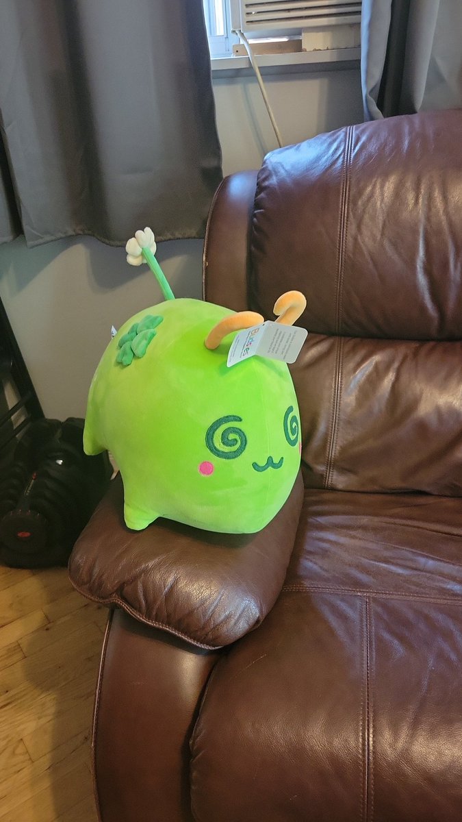 TwistedTCG's tweet image. I got a custom made Axie done back in October when I was streaming for decoration purposes and I only got it now ... lol thought I&apos;d share. It came out pretty nice.