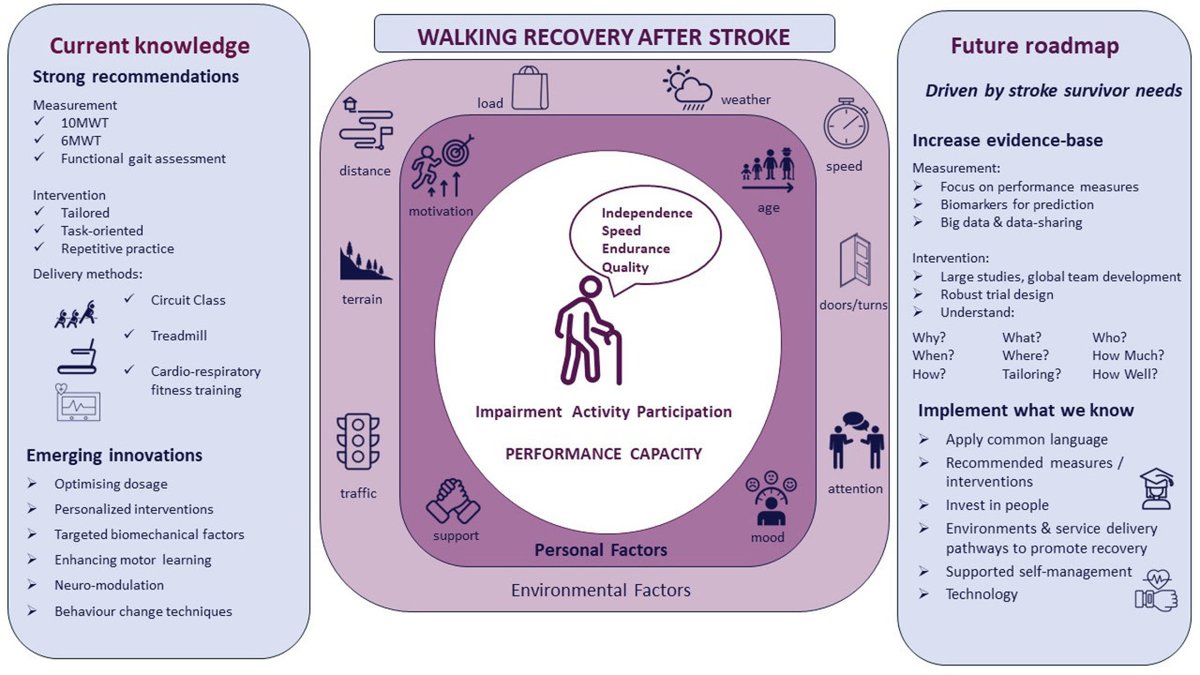 StrokeAHA_ASA's tweet photo. #TopicalReview: "Walk the Talk: Current Evidence for Walking Recovery After #Stroke, Future Pathways and a Mission for Research and Clinical Practice" by @SarahMoorePhys et al. #AHAJournals https://t.co/vb3VwGf0Fb @KULneuroPT @NatFiniPhysio https://t.co/Ni0lZT7VQN