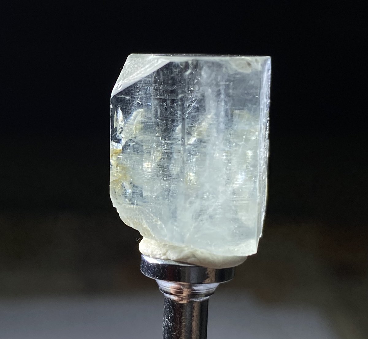 10.16 Gram Aquamarine Crystal.Anyone interested can Pm me. Shipment Charges 10$ (world wide ) Paypal Accepted  *aquamarinespecimen #aquamarinejewellery
#crystaloftheday #aquamarinelove #aquamarinering
#mineralking #aquamarinejewelry #mineralshow
#fineminerals