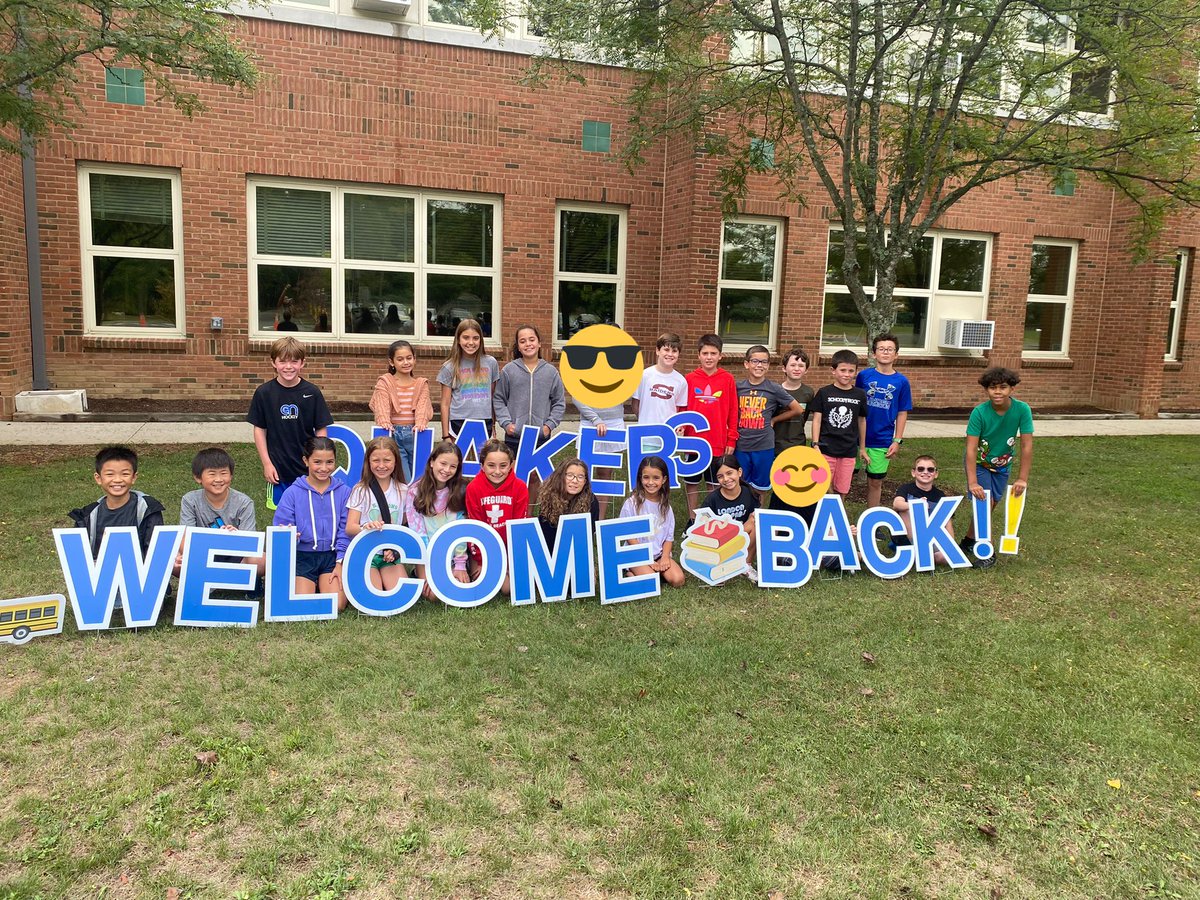 QRS_Marty's tweet photo. Second Day of 5th grade! Welcome back!! #5M #qrspride https://t.co/E5sQL7IIiq
