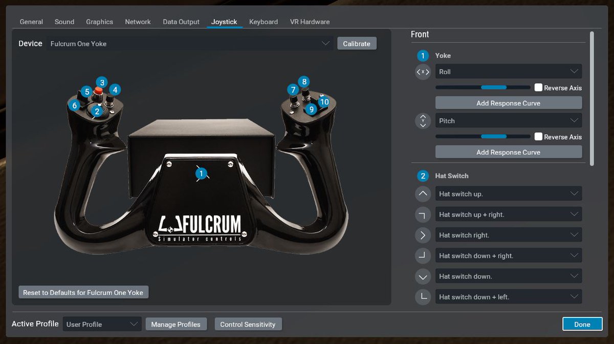 Fulcrum_SC's tweet photo. @XPlaneOfficial  X-Plane 12 is in early access! Also our profile is now it in so your Fulcrum Yoke is recognised and everything is mapped automatically! Of course you can easily remap them to whatever you want. https://t.co/zlFUiUU9qw