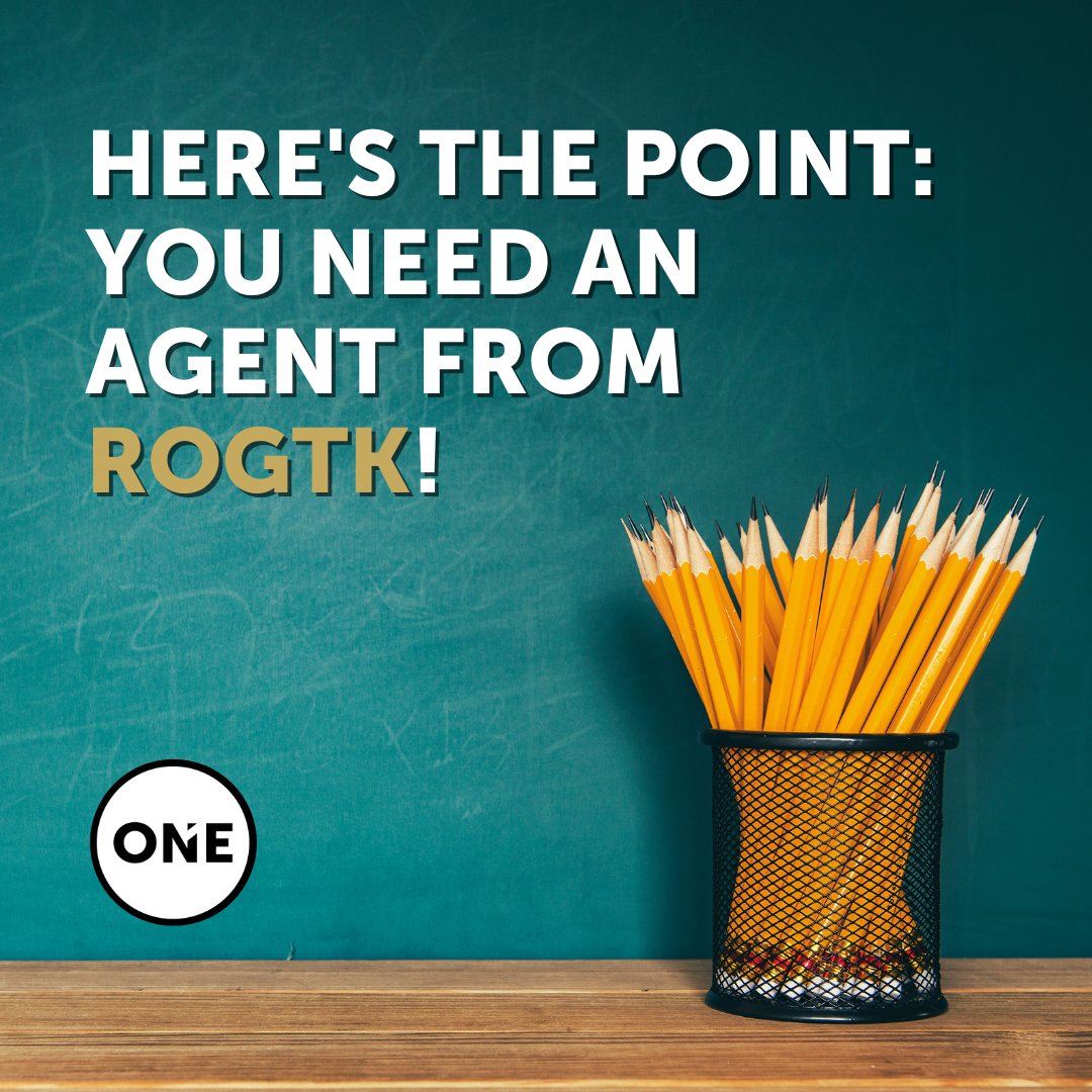 ROGTurnKey's tweet photo. The new school year is finally in session and we've got a point to make! The point is, you NEED an agent from ROGTK! Our brokers have the tools to help you achieve all of your real estate goals! Give any of our ONEderful agents a call today or message us for more details!
#ROGTK https://t.co/7IIOBDL4Iz