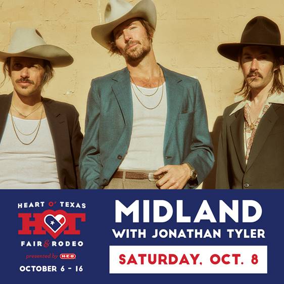 Midland on Twitter "Texas See y'all at The Heart O'Texas Fair