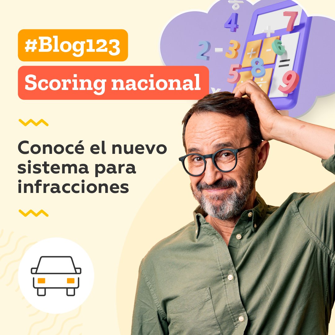 123Seguro's tweet photo. El sistema de scoring nacional para las infracciones es un hecho y está en plena vigencia ¿En qué consiste? 🤔 La respuesta la encontrás en la nota de nuestro #Blog123 📝👉 https://t.co/D8cHaGcCrT https://t.co/gCcjbawKIl