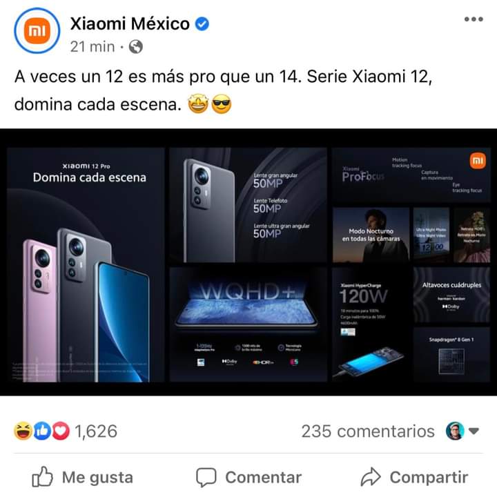 LaCasaDeLaTech's tweet photo. Ese Xiaomi es un loquillo jaja https://t.co/tz0Xl7Kw7V