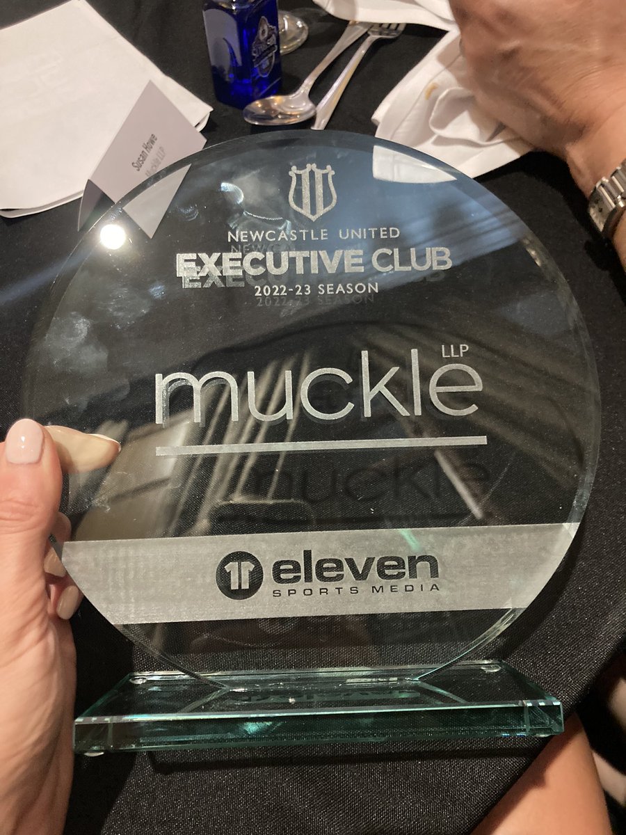 AlexandraBlenk1's tweet photo. At the Newcastle United Executive Dinner having a great time! @MuckleLLP @MuckleDR #NUFC https://t.co/WfVdgZrcRK