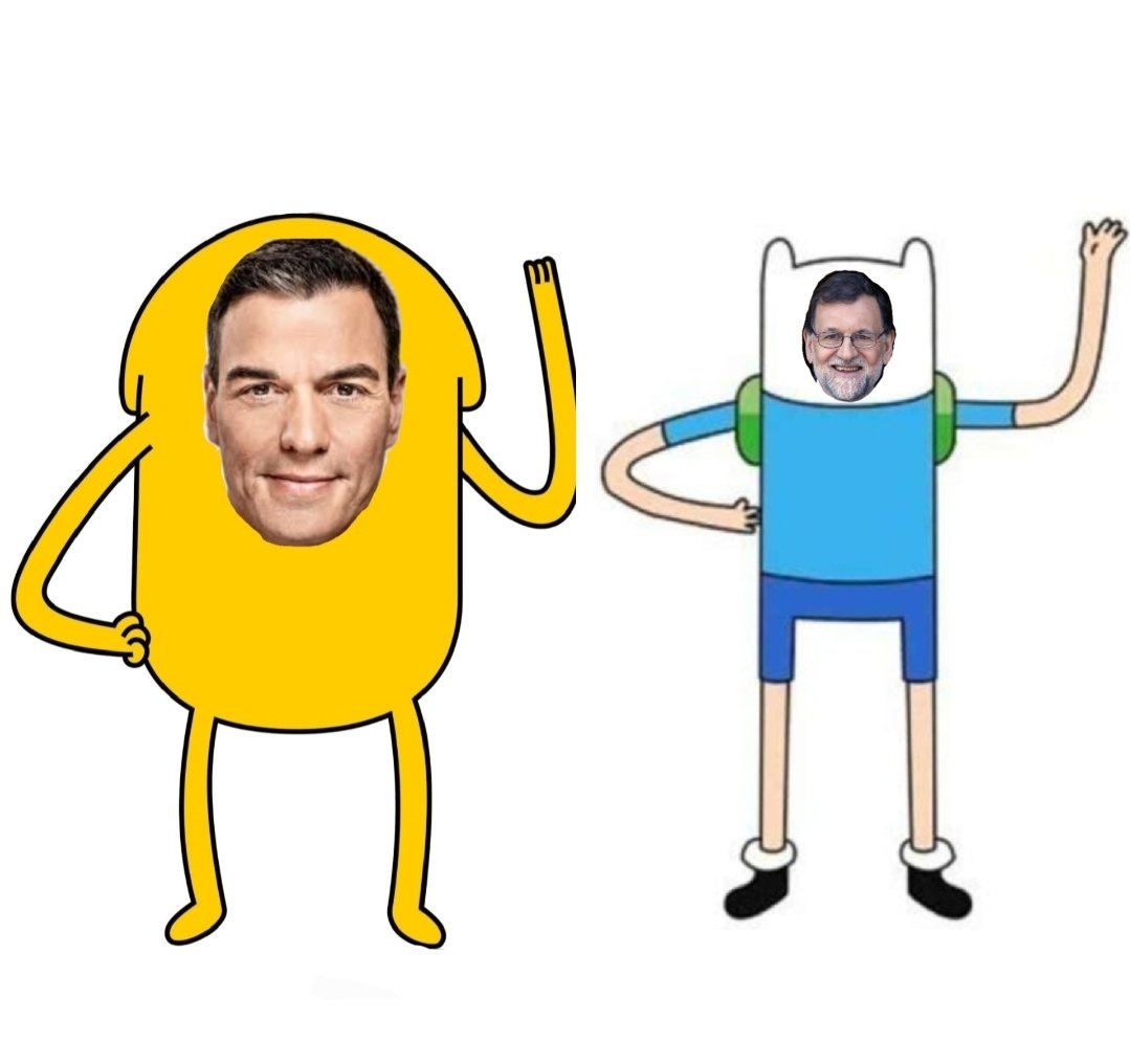 Jake el Pedro y Finn el Mariano
