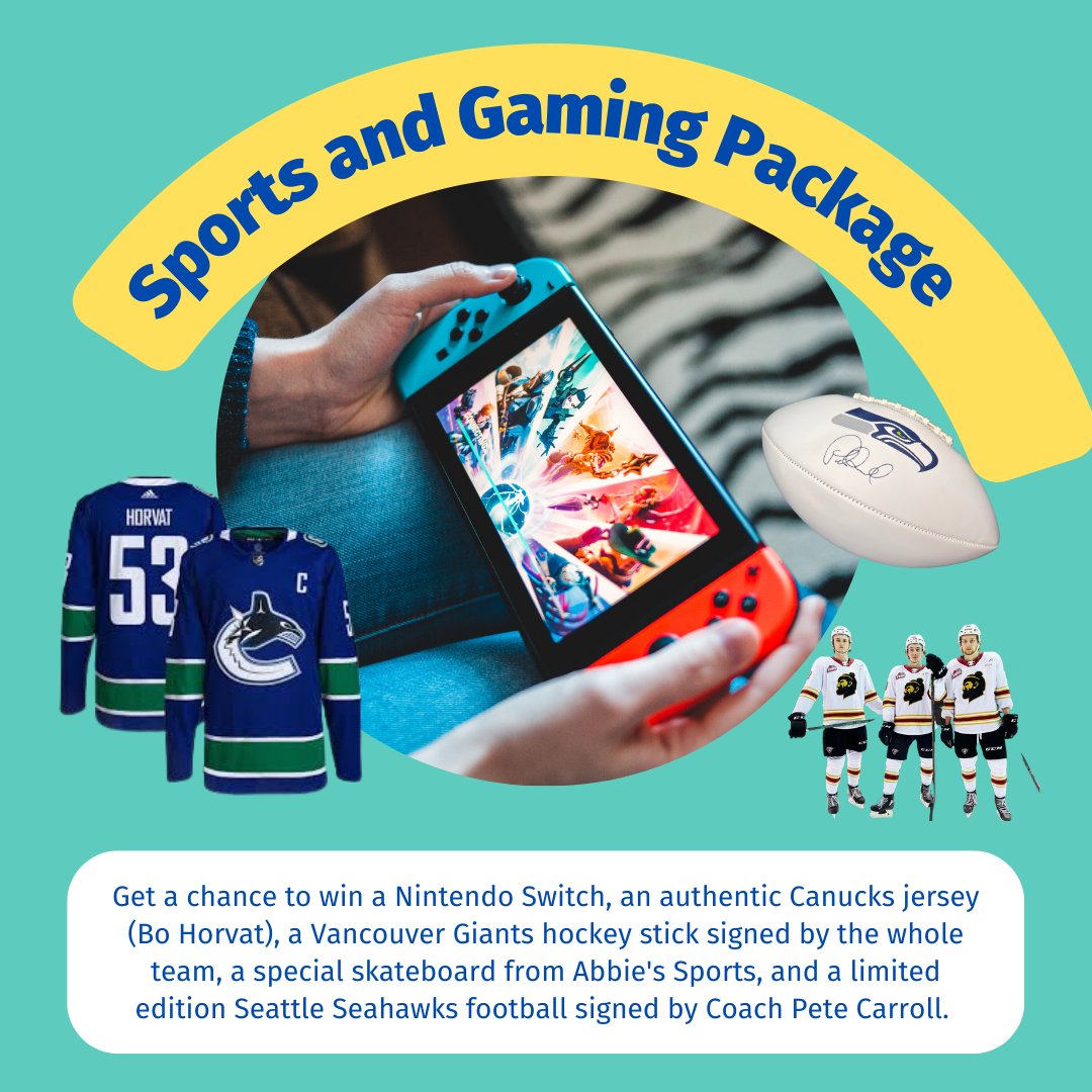 BCFosterParents's tweet photo. Get a chance to win our Sports and Gaming package for kids at our Camps for Kids Fundraiser -- valued at $2,000.

Register to attend the AGM &amp; Conference: https://t.co/GOfXqN1ruv https://t.co/4CGHQF2BeO