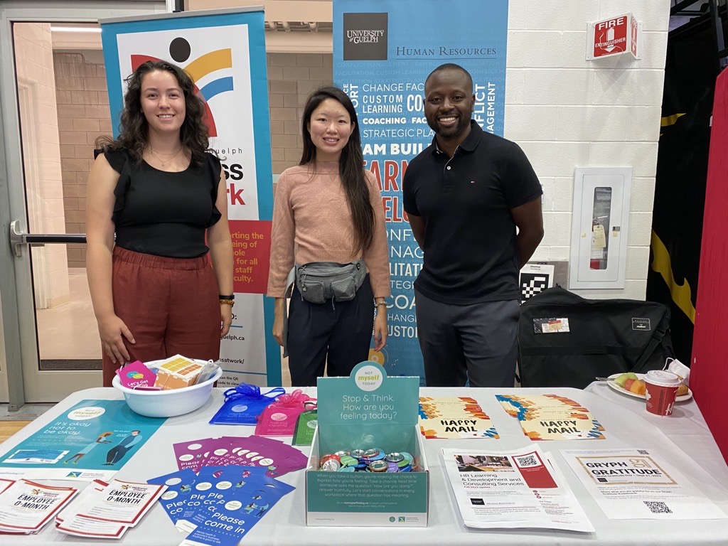 UofGHR's tweet photo. Thank you to everyone who visited us at the #UofG Community Breakfast to learn about our L&amp;D and Wellness@Work offerings!

Learn more about L&amp;D: https://t.co/Z3Ehmbbuld

Learn more about Wellness@Work: https://t.co/eJURBKYdj6 https://t.co/anghz7n4tF