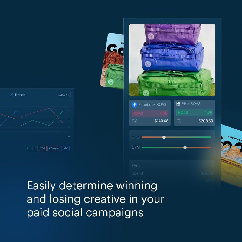 triplewhale's tweet photo. Get Back In The Driver's Seat Of Your Creative Strategy 👩‍🚀